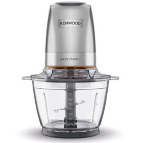 Kenwood EasyChop+ CHP62.400SI, Tritatutto con Sistema di Lame Quad Blade in Acciaio Inox, Sistema di Controllo, Tritaghiaccio