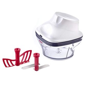 Westmark Coupe-oignon/Hachoir à fines herbes/ Fouet à Vinaigrette avec Couteau et Fouet, capacité de remplissage : 250ml, aci