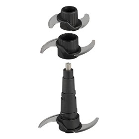 Cloer 6829 Hachoir électrique universel, 6 lames en acier inoxydable, Pour fruits, légumes, noix, viande, 400 W, Fonction pul