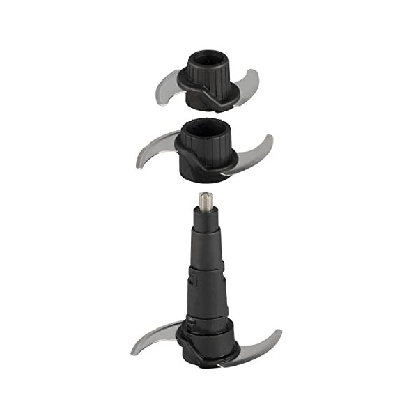 Cloer 6829 Hachoir électrique universel, 6 lames en acier inoxydable, Pour fruits, légumes, noix, viande, 400 W, Fonction pul