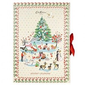 Cath Kidston Beauty Shine Bright Calendrier de lAvent 2021 avec 24 friandises pour le bain et le corps