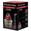 Russell Hobbs Mini hachoir électrique [Multifonction] Desire Rouge pour légumes, fruits & viandes, un bouton de fonctionneme