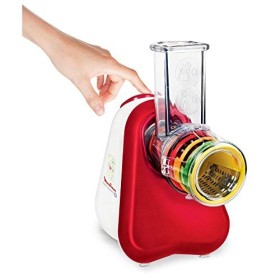 Moulinex Hachoir / Tranche-légumes Fresh Express PLUS Polyvalent, Facile à Ranger DJ756G15