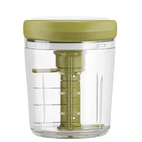 Tefal K16441 Jamie Oliver Chop & Shaker | Sans électricité | Capacité : 450 ml | Hachoir universel pour légumes, fruits, oign