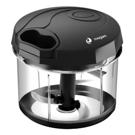 Hachoir Manuel 1000ml, Haute-Capacity Hachoir, Coupe Oignon Manuel Acier Inoxydable 3 Lames, 1 Mélangeur et 1 Couvercle Frais