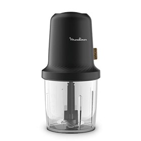 Moulinex Eco Respect hachoir, Design écologique, Oignons, ail, herbes, sauces, 0,5 L, 2 lames, 500 W, Fabriqué en France AT80