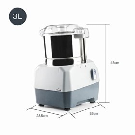 Lacor - 69490 - Hachoir professionnel rapide, Picay écrase tous les types d’aliments, 100% sûr, acier inoxydable, pièces amov