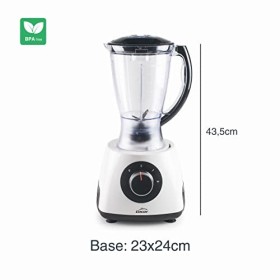 Lacor - 69579 - Processeur alimentaire MultiGenius 100% sans BPA, multiples fonctions, vitesse variable, 8 accessoires hautes