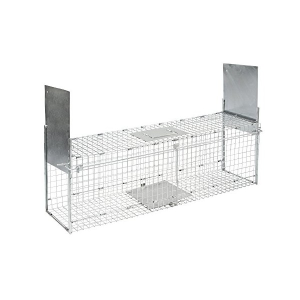 KERBL Piège Pliant à Deux Entrées pour Élevage/Agriculture 100 x 28 x 28 cm