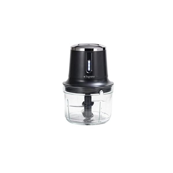 Tognana Hachoir sans fil et rechargeable Ligne Avantspace Dimensions : 14,5 x 14,5 x 23 cm, Noir