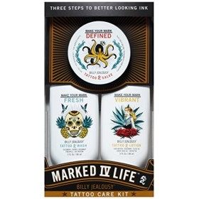 Billy Jealousy Kit de Soins de Tatouage Marked IV Life