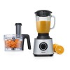 Robot de Cuisine Multifonction MX-4823 Tristar, Bol Hachoir 1, 5L, Lame pour Couper Finement et Râper, Blender 1, 5L