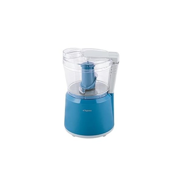 Tognana Iridea, Hachoir Électrique 0,75 L, Plastique-Acier Inoxydable, Bleu Poudré