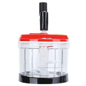 Robot Culinaire Manuel, Broyeur à Main, Coupe-Légumes, Robot Culinaire à Manivelle, Hachoir Multifonction avec 3 Broyeurs pou