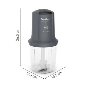 Moulinex Multi Moulinette Hachoir électrique, 500 W, Capacité utile 500 ml, 2 vitesses, Intuitif, Émince, Hache, Mixe, Access