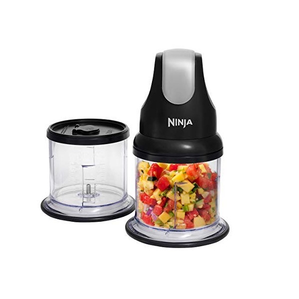 Ninja Hachoir professionnel [NJ1002UKBK] empilable, 200 W, noir