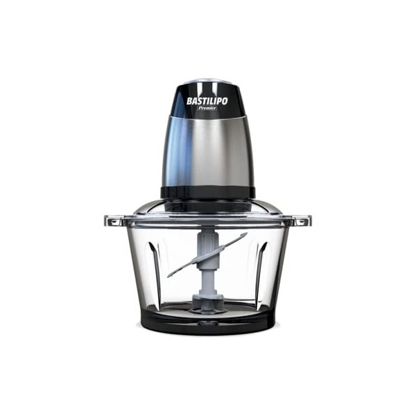 Bastilipo PE-350-2 - 0739 - Hachoir électrique de 350 W et capacité de 2 litres - Multifonction Pique, Triture, Pulvérisatio
