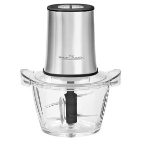 Profi Cook PC-MZ 1150 - Hachoir électrique - 2 en 1 - avec hachoir multifonction et broyeur à glace - bol en verre 1 l + 2 