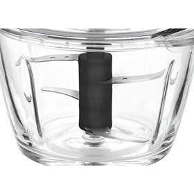 Profi Cook PC-MZ 1150 - Hachoir électrique - 2 en 1 - avec hachoir multifonction et broyeur à glace - bol en verre 1 l + 2 