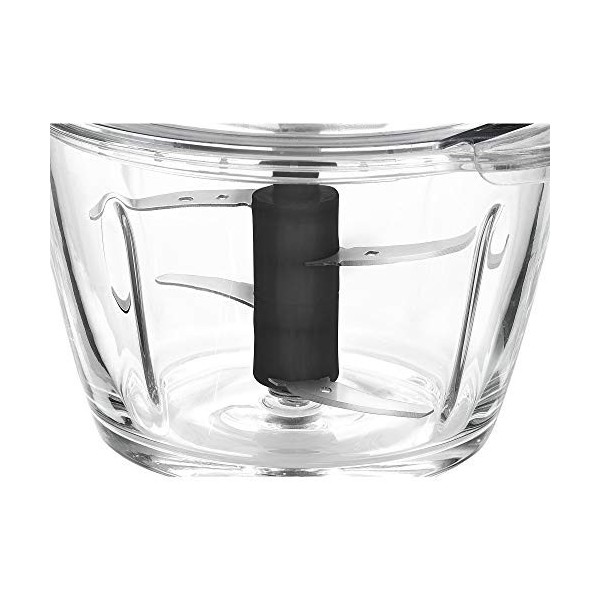 Profi Cook PC-MZ 1150 - Hachoir électrique - 2 en 1 - avec hachoir multifonction et broyeur à glace - bol en verre 1 l + 2 