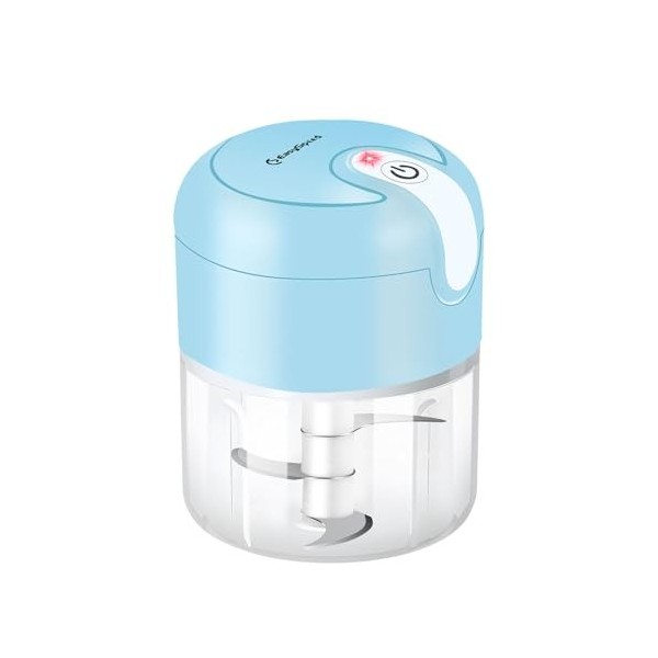 EASYSPEED Hachoir Électrique,Mixeur Blender,Hachoir A Viande Batterie USB Rechargeable Portable Sans Fil,Convient Pour Les Lé