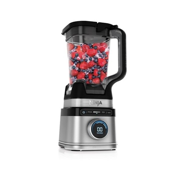 Ninja Detect Power Blender Pro & Single Serve 2-en-1, mixeur 1200W avec récipient 2L, 1 gobelets individuel, mixeur pour smoo