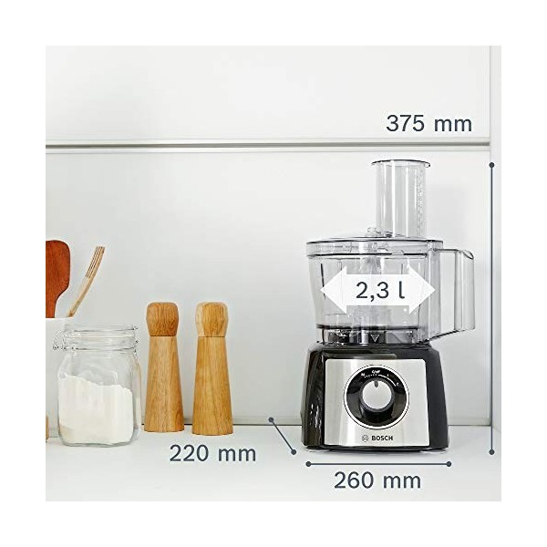 Bosch Electroménager - MultiTalent 3 MCM3501M – Robot de cuisine polyvalent avec plus de 50 fonctions – 800 W – Capacité de 2