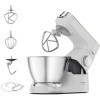 Kenwood Titanium Chef Baker KVC65.001WH, Robot Patissier Avec Balance Intégrée, Incl. Ensemble Pâtisserie 3 Pièces, Spatule &