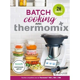 Larousse Berengere Abraham Batch Cooking avec Thermomix Relié Livres – Illustré