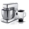 Ariete 1598 Pastamatic Gourmet Planetary, Pétrin avec Blender, Bol en Acier Inoxydable 7 L, Carafe en Verre 1,5 L, Fouet Élec