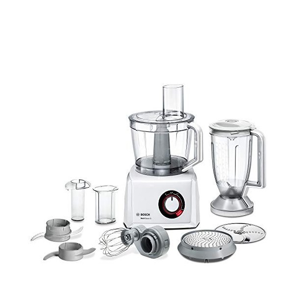 Bosch Electroménager - MultiTalent 8 MC812M844 – Robot de cuisine polyvalent avec plus de 50 fonctions – 1250 W – Grande capa