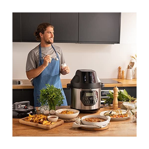 Robot culinaire Cecotec GM H Deluxe Fry 1000 W 6 L, Gris