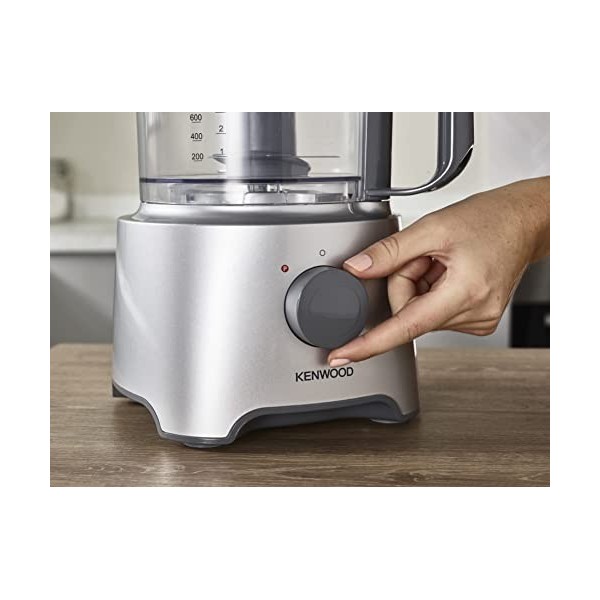 Kenwood fdp302si Multipro Compact Processeur de cuisine, 800 W, 2.1 liters, argent