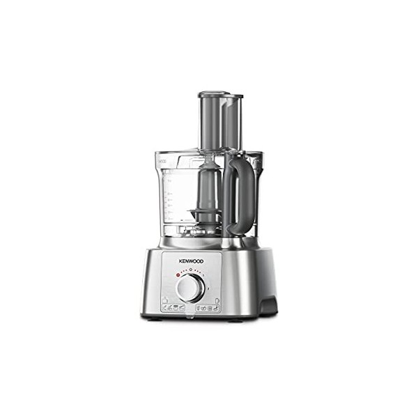 Kenwood Robot da Cucina MultiPro Express FDP65.590SI con Ampia Gamma di Accessori, Ciotola di Capacità 3 L, Potenza 1000 W, 2