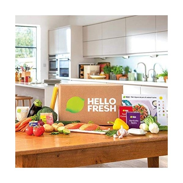 Smartbox - Coffret Cadeau - Menu 3 Repas HelloFresh livré à Domicile à Choisir Parmi Une sélection de Recettes saines et Orig