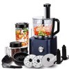 SNDOAS Robot Multifonction Cuisine, 1100 W Robot Culinaire, Bol Mélangeur 3.2 L, Hachoir Multifonction, Robot Mixeur 1.5 L, M