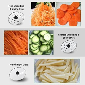 SNDOAS Robot Multifonction Cuisine, 1100 W Robot Culinaire, Bol Mélangeur 3.2 L, Hachoir Multifonction, Robot Mixeur 1.5 L, M