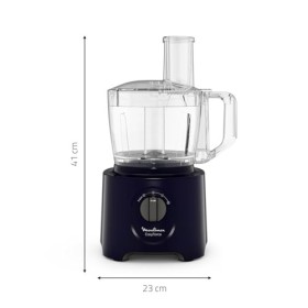 Moulinex Easy Force Robot cuisine multifonction, 800 W, 25 fonctions, 2 vitesses + pulse, 6 accessoires dont 1 blender inclus