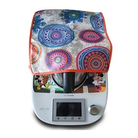 Housse de protection antitache pour Thermomix TM31 & TM5 Mándalas Orange