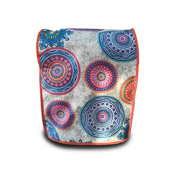 Housse de protection antitache pour Thermomix TM31 & TM5 Mándalas Orange