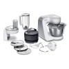 Bosch MUM58W20 Robot culinaire CreationLine, acier inoxydable, 3,9 litres, Argent, blanc