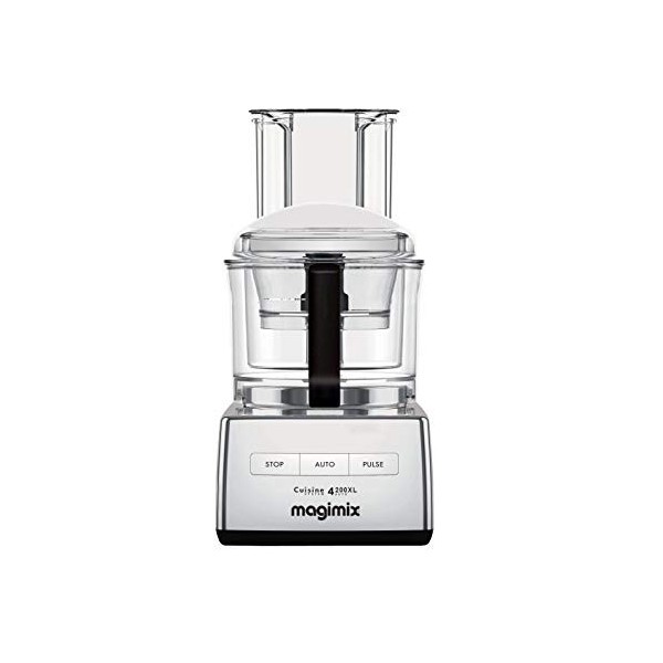 MAGIMIX 4200 XL Robot de cuisine compact & polyvalent 18472F, FABRIQUE EN FRANCE, Chrome Brillant