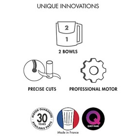 MAGIMIX Robot De Cuisine Mini Plus Noir