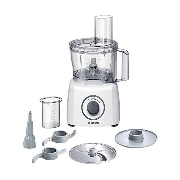 Bosch – Robot de cuisine compact MultiTalent 3, 700 W, blanc - MCM3100WGB