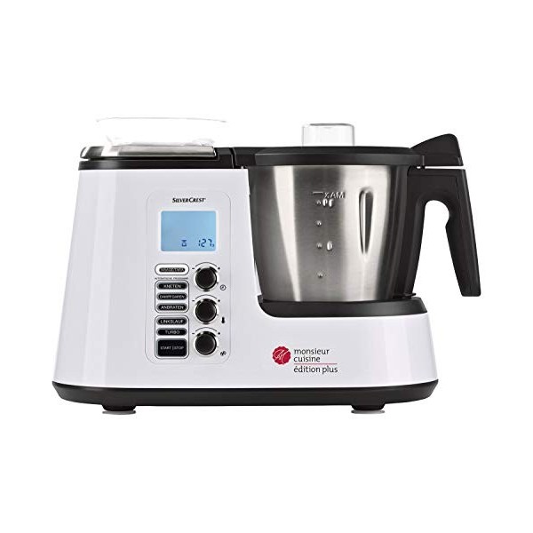 Silvercrest Monsieur Cuisine Edition Plus Neuf Multifonction Accessoire Lavable Noir,argent