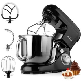 LEHMANN LHOPM-1305C Robot Pâtissier Multifonction 2200 W, Robot Culinaire à Mouvement Planétaire avec Fouet, Batteur, Crochet