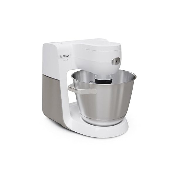 Bosch, Robot pâtissier, Série 6, moteur 1600 watts, mouvement planétaire 3D, kit pâtisserie, râpeur, blender ThermoSafe en ve