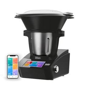 Zilan RUBY Thermorobot, Robot de cuisine multifonction Wi-Fi, 18 Fonctions, Écran Tactile Couleur TFT 7", Balance Intégrée, C