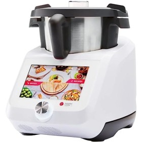 FITNMORE Silvercrest® Robot de cuisine mixeur Monsieur Cuisine Smart « SKMS 1200 A1 », 1200 W, écran 8 pouces, WiFi, Blanc.