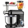 Homlee Robot Pâtissier Multifonctions 1800W Blender Robot Professionnel Hachoir à Viande Électrique avec Mixeur Verre 1,5L, 3